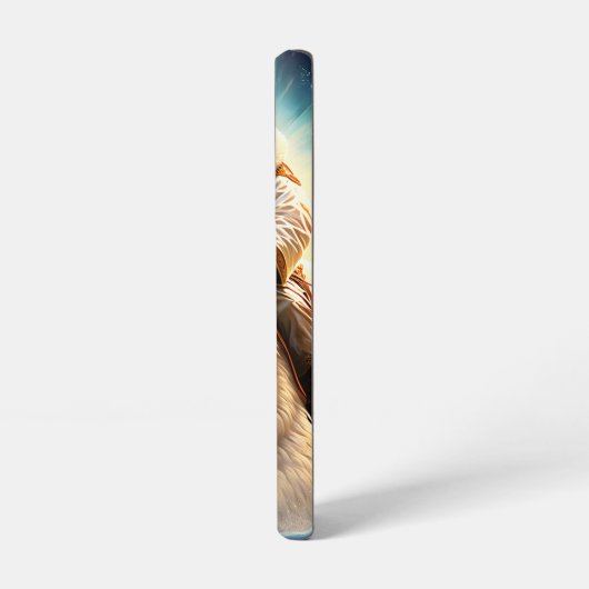 (AI生成)シロクマのイエス SAMSUNG GALAXYケース (左側面)