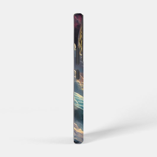 (AI生成)シロクマのイエス SAMSUNG GALAXYケース (右側面)