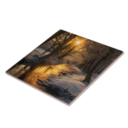 （AI生成）冬の風景 タイル (側面)