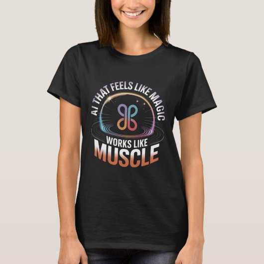 AI美学未来技術の女性服 Tシャツ (正面)