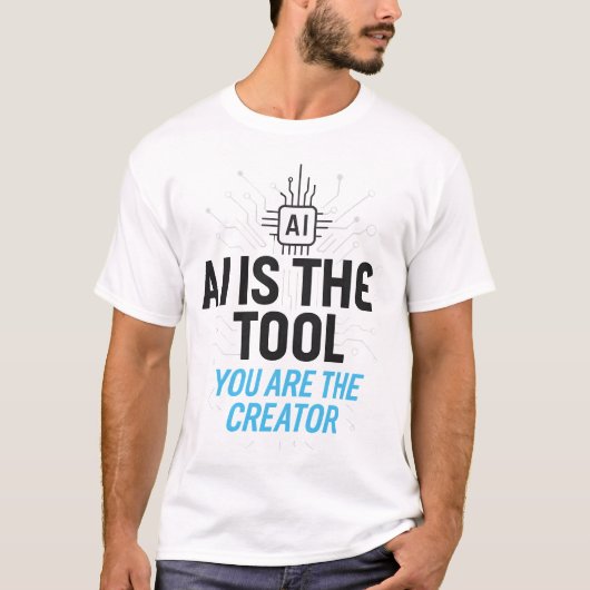 AI美的創造主:抽象芸術共創デジタル Tシャツ (正面)