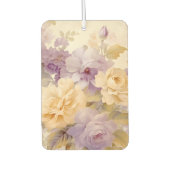 AI自然アート：フラワーインスパイア カーエアーフレッシュナー (正面)