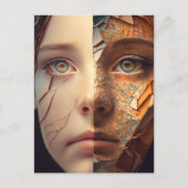 AI自画像 ポストカード (正面)