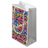 AI色祝数々の弓パターン抱き枕 スモールペーパーバッグ (正面アングル)