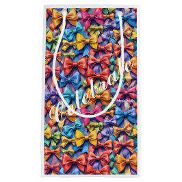 AI色祝数々の弓パターン抱き枕 スモールペーパーバッグ