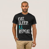 AI食べリプレートのスリープ Tシャツ (正面フル)