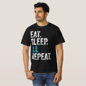 AI食べリプレートのスリープ Tシャツ (正面フル)