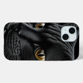 AI黒猫（黄色い目） Case-Mate iPhoneケース (裏面 (横))