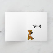 AI-おもしろいなボクサーの組合せのバースデー・カード カード (内部)