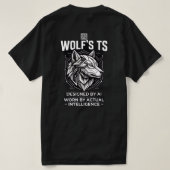 AI ぐちゃぐちゃカフェ Tシャツ (デザイン裏面)