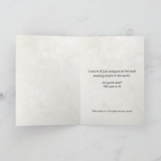 AI グリーティング カード (内部)