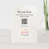 AI グリーティング カード (裏面)