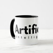 AI、チャットGP、人工知能 マグカップ (正面左)