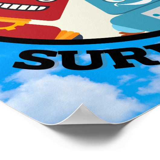 AI （人工知能） – 監視 ポスター (角)