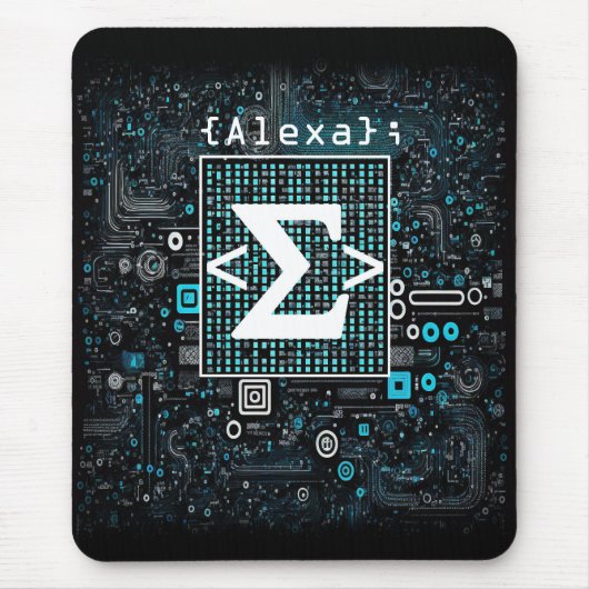 Ai – 技術 – コーディング・モノグラム – シグマ マウスパッド (正面)