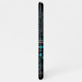 Ai – 技術 – コーディング・モノグラム – 文字K iPhoneケース (左側)