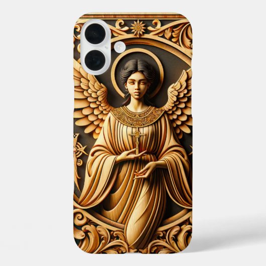 AI 美麗的木製天使 Case-Mate iPhoneケース (裏面)