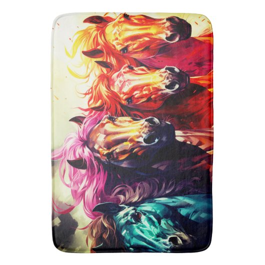 AI 馬 バスマット (正面縦)