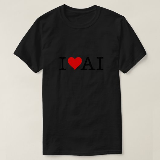 AI 4が大好き Tシャツ (デザイン正面)