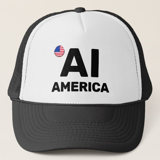 AI America™ Trucker Hat キャップ (正面)