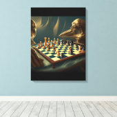 AI Art Chessの2023遊年 キャンバスプリント (インサイチュ (ウッドフロア))