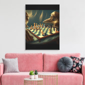 AI Art Chessの2023遊年 キャンバスプリント (インサイチュ (リビング))