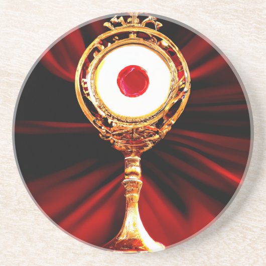 AI Art of a Eucharistic Miracle コースター (正面)