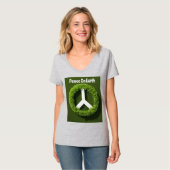 AI Art Peace On Earth Tシャツ (正面フル)