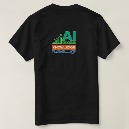 AI (Artificial Intelligence) Tシャツ (デザイン裏面)