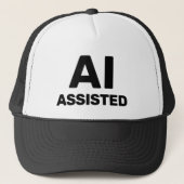 AI Assisted™ Trucker Hat キャップ (正面)