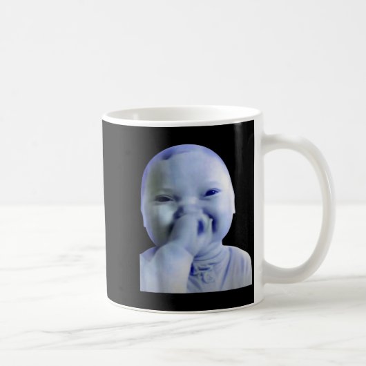 Ai Baby You Swear Meme Funny Laughing Baby Meme Br コーヒーマグカップ (右)