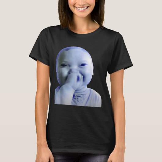 Ai Baby You Swear Meme Funny Laughing Baby Meme Br Tシャツ (正面)