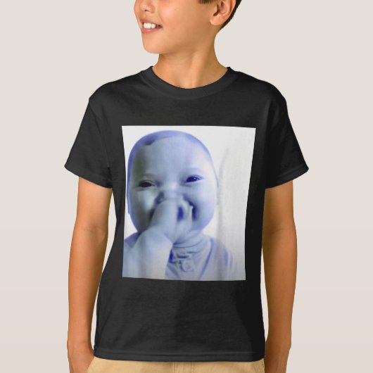 Ai Baby You Swear Meme Funny Laughing Baby Meme Br Tシャツ (正面)