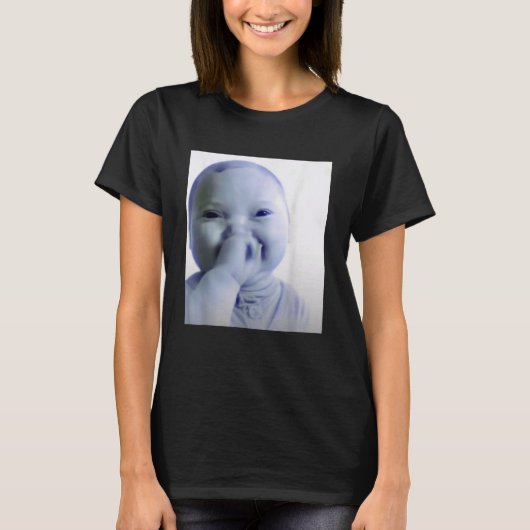 Ai Baby You Swear Meme Funny Laughing Baby Meme Br Tシャツ (正面)