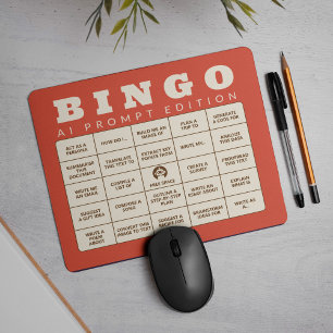 AI Bingo - Prompt Edition - Make your own マウスパッド