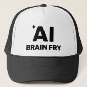 AI Brain Fry™ Trucker Hat キャップ (正面)