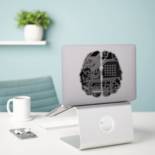 AI Brain Sticker – 未来的なアーバンエッジ シール