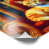 AI Cat玉座 フォトプリント (角)