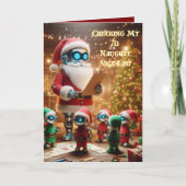 Ai Chatbotおもしろいサンタグリーティングカード企業の シーズンカード (正面)