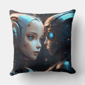 AI Chatbot顔 クッション (裏面)