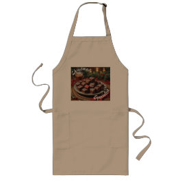 AI Christmas Specialist Holiday Candy Apron ロングエプロン