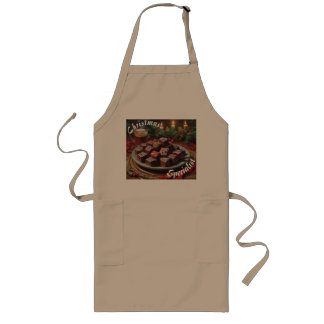 AI Christmas Specialist Holiday Candy Apron ロングエプロン
