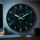 AI Coding Programming Computer Science Software ラージ壁時計