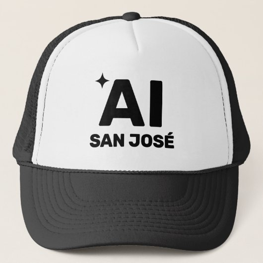 AI Customized™ Trucker Hat キャップ (正面)