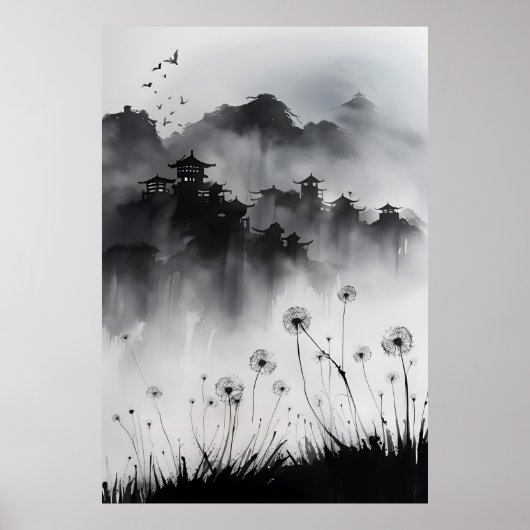 AI Dandelionポスター ポスター (正面)