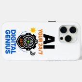 AI Digital Genius - 24頭が切れる/7アシスタント Case-Mate iPhoneケース (裏面 (横))