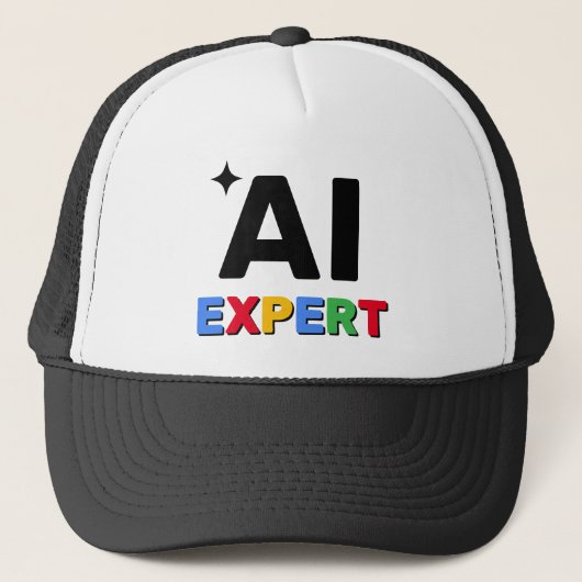 AI Expert™ Trucker Hat キャップ (正面)
