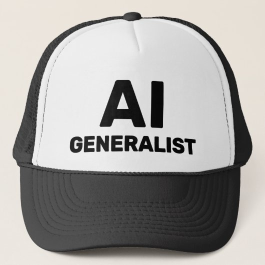 AI Generalist™ トラッカーズハット キャップ (正面)