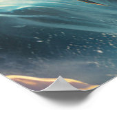 (AI Generated )シロクマのポスターにイエス ポスター (角)