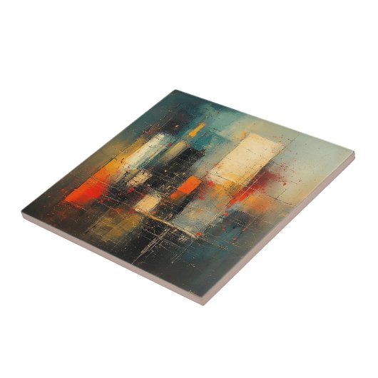 Ai generated abstract and resilient city タイル (側面)